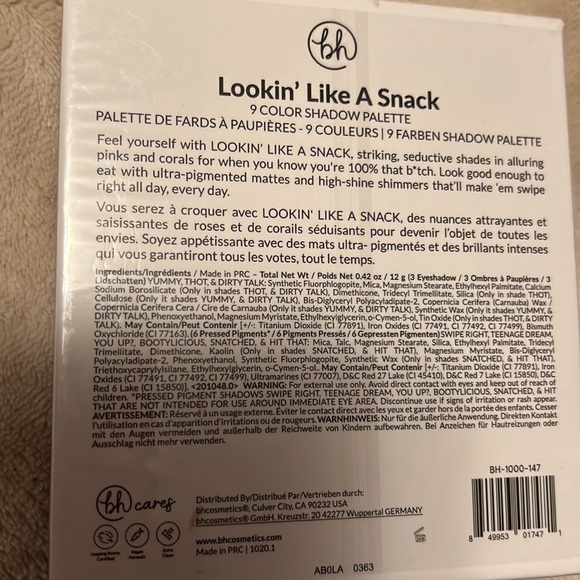 Looking like a snack❤️BH cosmetics eyeshadow palette - Picture 3 of 4